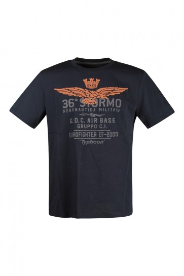 Blue Men's Aeronautica Militare T-shirt