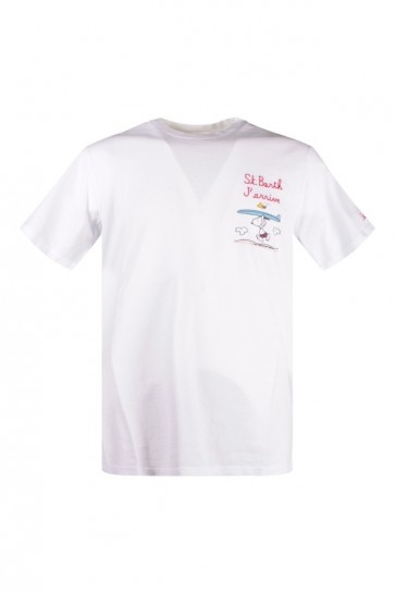 White Men's Saint Barth Mc2 T-Shirt