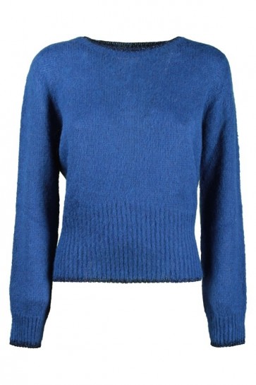 Woman Blue Sweater Liu Jo