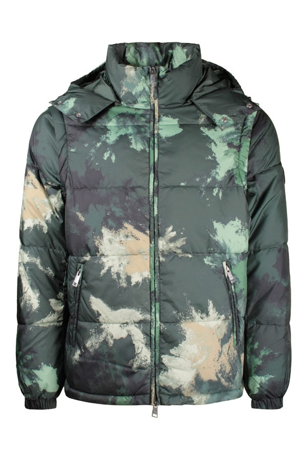 Green armani coat clearance