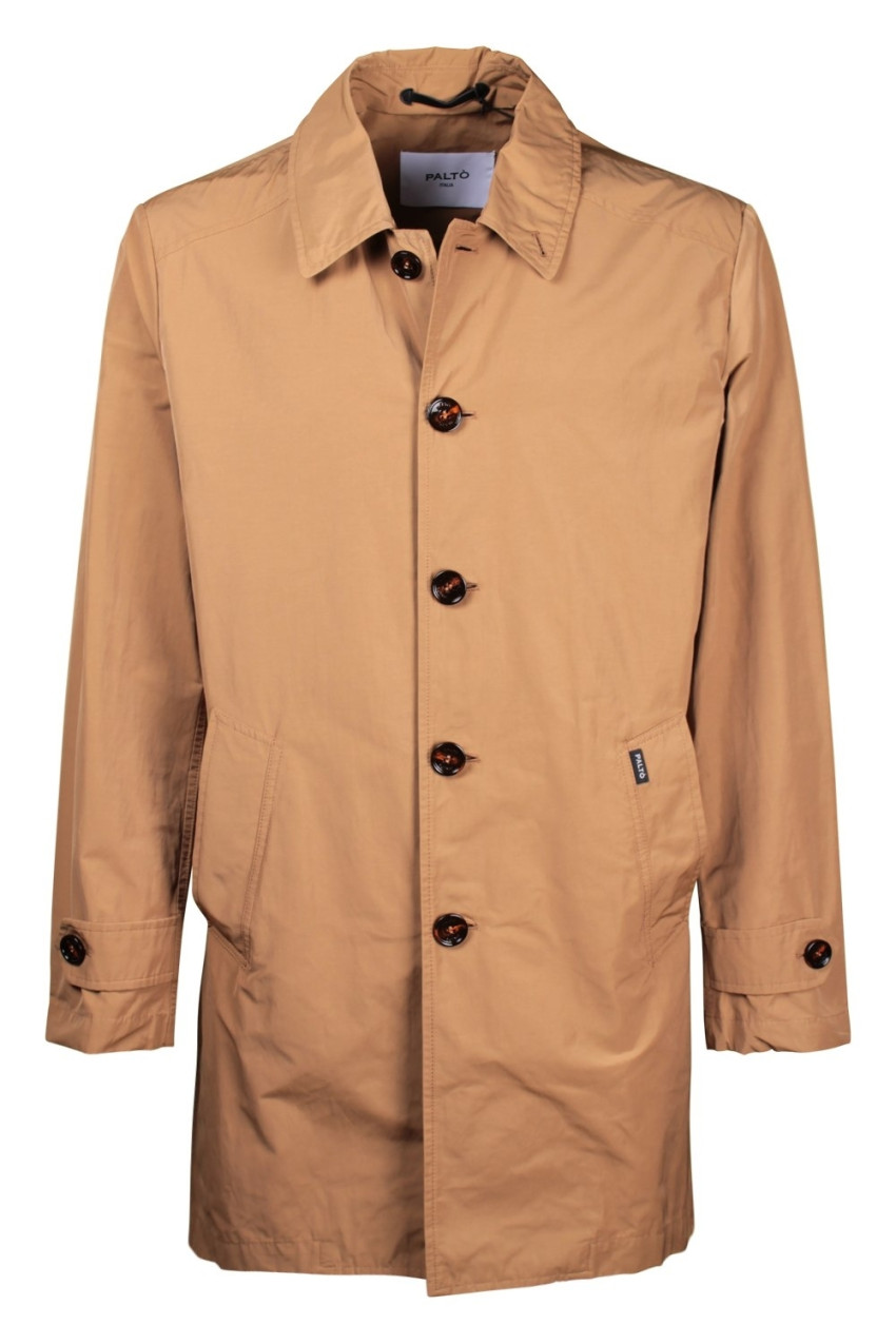 Beige raincoat mens discount