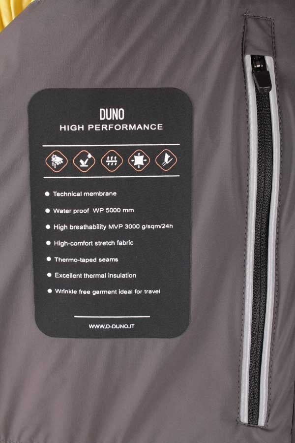 Ferracinshop Man Grey Down Jacket Duno THUNDER Men s women s