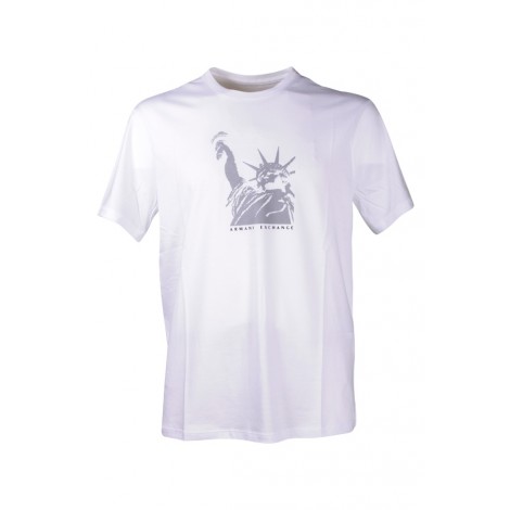 T-shirt Uomo Armani Exchange Bianco