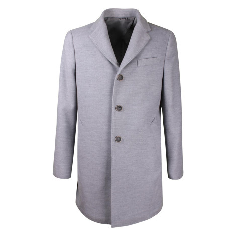 Grey Flowers London Men's Coat