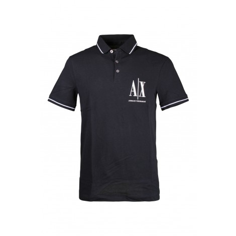 Blue Men's Armani Exchange Polo T-shirt 